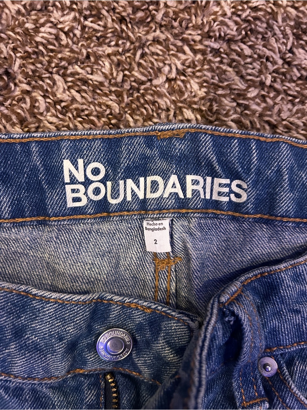 No Boundaries Blue High-Rise Women’s Jeans